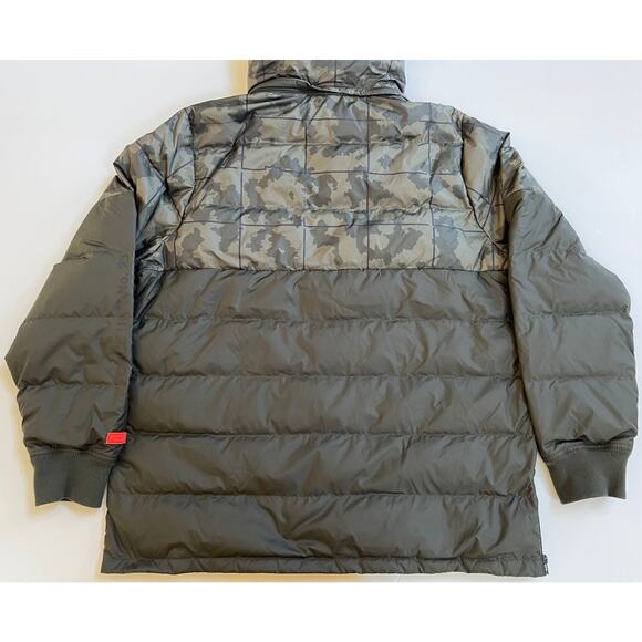 Nike Lebron James Down Fill Camo Puffer Jacket Men's AT3904-355  Size XL NWT - Picture 8 of 16